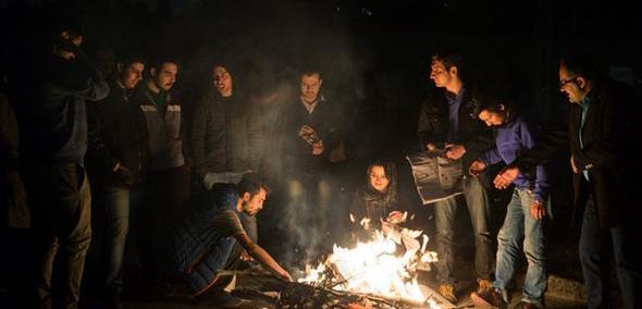 عکس چهارشنبه سوری تهران قدیم