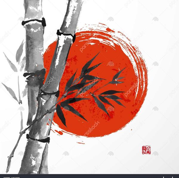 عکس نقاشی ژاپنی ساده