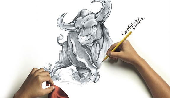 عکس نقاشی مدرن گاو