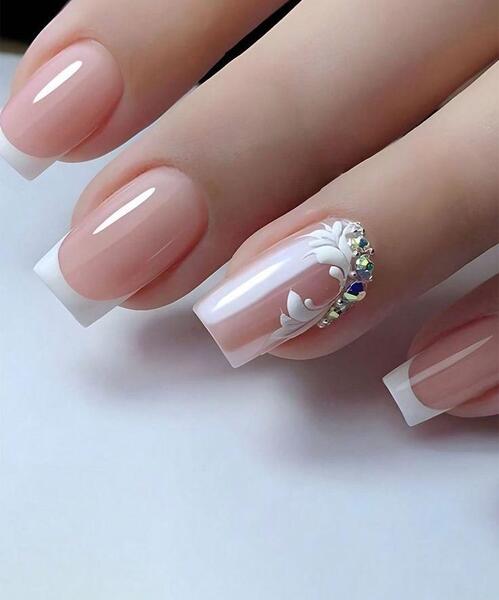 عکس طرح کاشت ناخن عروس