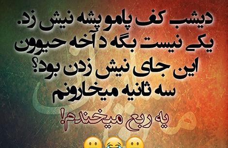 عکس نوشته طنز بختیاری جدید