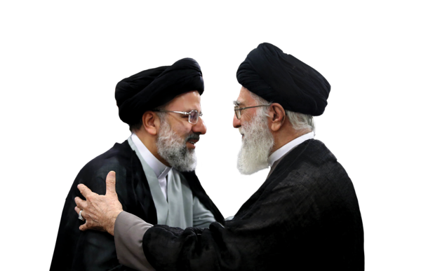 عکس پروفایل رئیسی و رهبری
