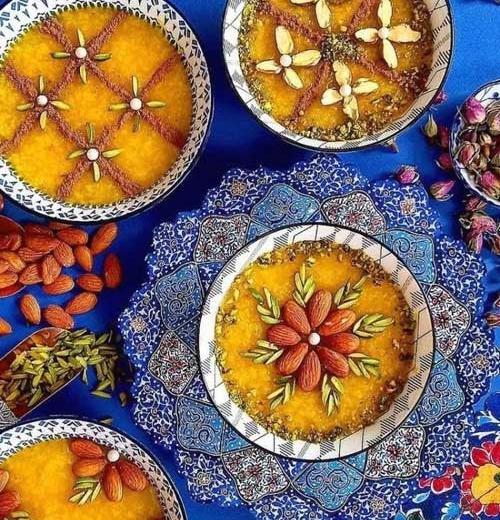 عکس های جدید تزیین شله زرد