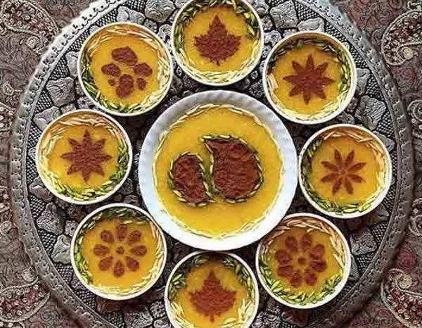 عکس های جدید تزیین شله زرد