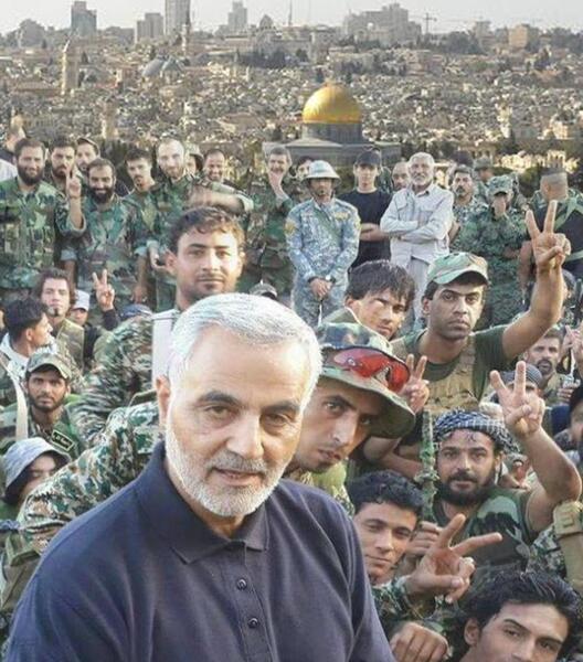 عکس سردار سلیمانی قدس