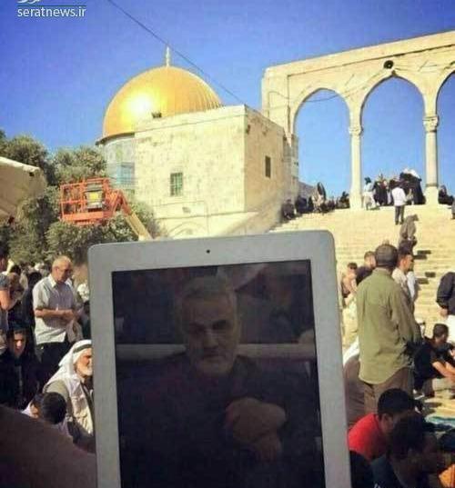 عکس سردار سلیمانی قدس
