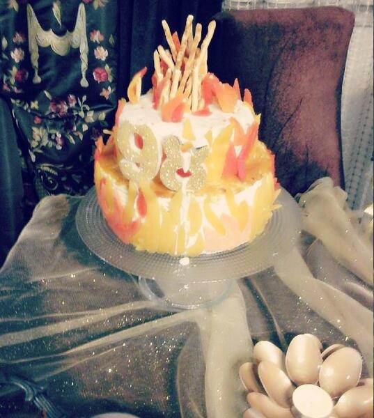 عکس کیک چهارشنبه سوری