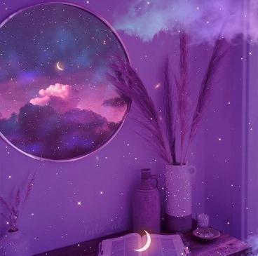 عکس پروفایل آسمان بنفش