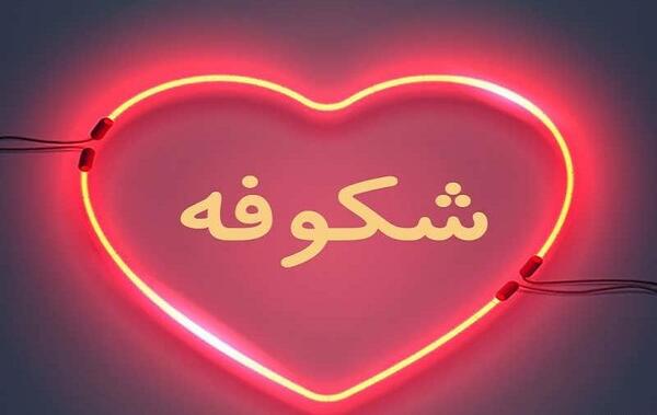 عکس نوشته با اسم شکوفه