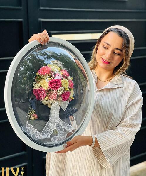 عکس ایده برای نگهداری دسته گل عروسی