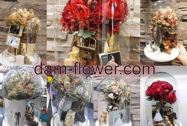 عکس ایده برای نگهداری دسته گل عروسی