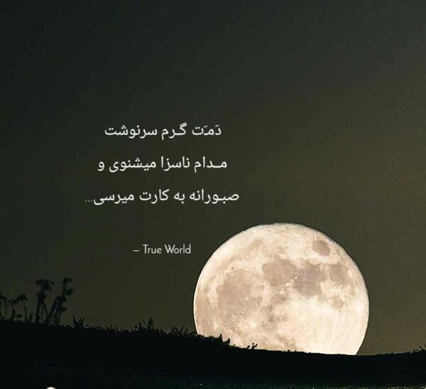 عکس نوشته دمت گرم روزگار