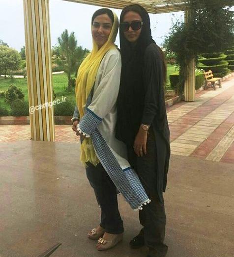 عکس لیلا اوتادی با خواهرش