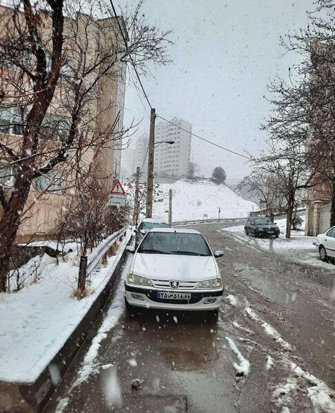 عکس برف های تهران