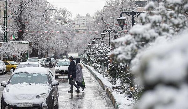 عکس برف های تهران
