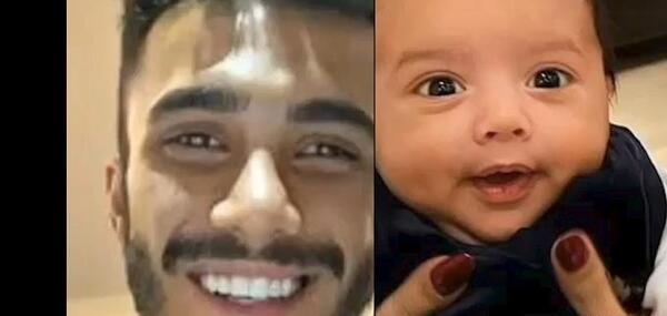 عکس بچه ی دنیا جهانبخت و مهراد جم