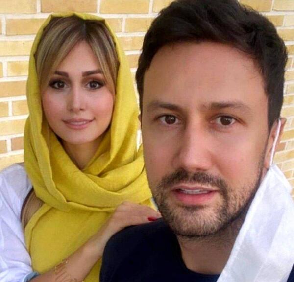 عکس شاهرخ استخری و زنش