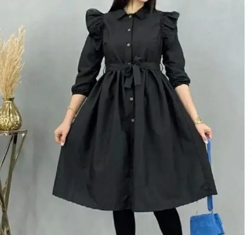 عکس مانتو دخترانه سیاه