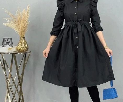 عکس مانتو دخترانه سیاه