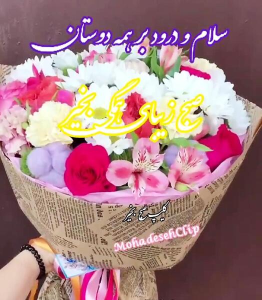 عکس نوشته صبح بخیر اعضای گروه
