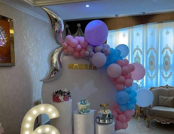 عکس ایده هایی برای تزیین اتاق تولد