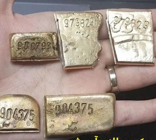 عکس طلا اب شده