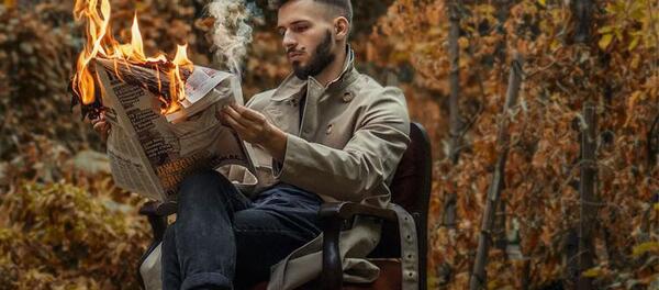 عکس ژست عکاسی مردانه طبیعت