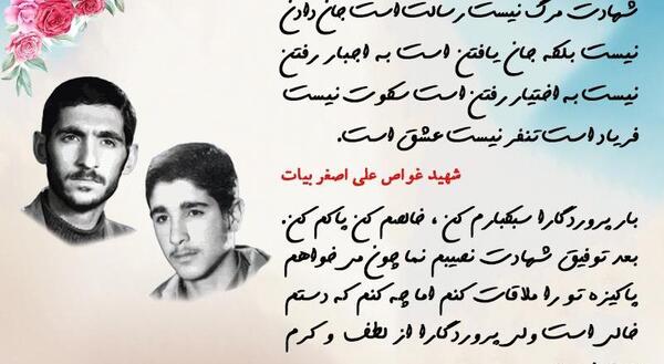 عکس نوشته شهدای غواص