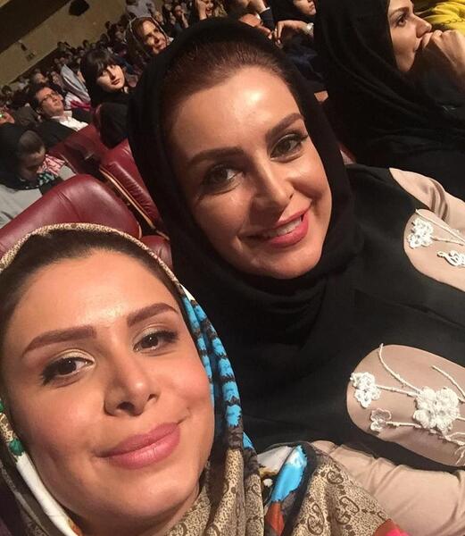 عکس مجری در انتهای الوند