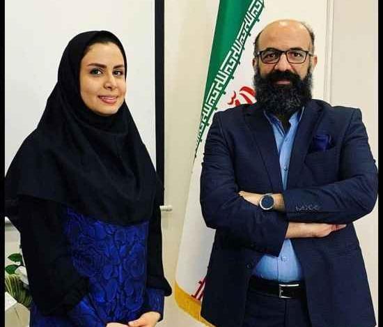 عکس مجری در انتهای الوند