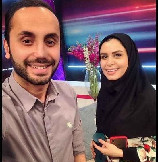 عکس مجری در انتهای الوند