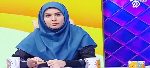 عکس مجری در انتهای الوند