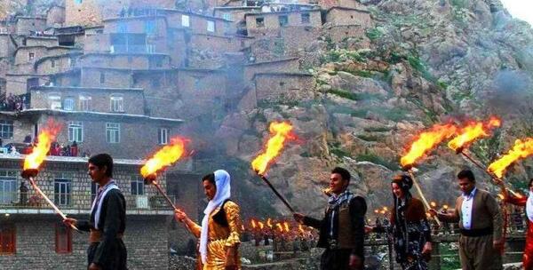 عکس مراسم سنتی چهارشنبه سوری