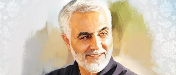 عکس شهید سلیمانی و مادرش