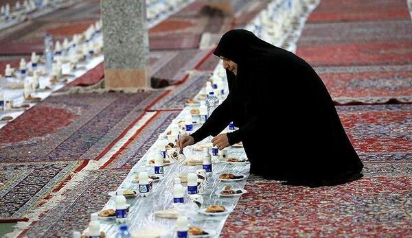 عکس سفره افطاری سنتی