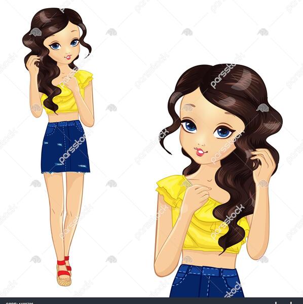 عکس دامن کارتونی