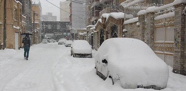 عکس برف شیراز امروز