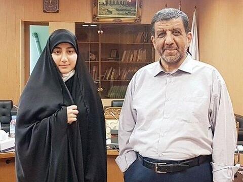 عکس همسر دختر سردار سلیمانی زینب