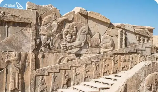 عکس تخت جمشید قبل از ویرانی
