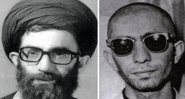 عکس شاه و خامنه ای