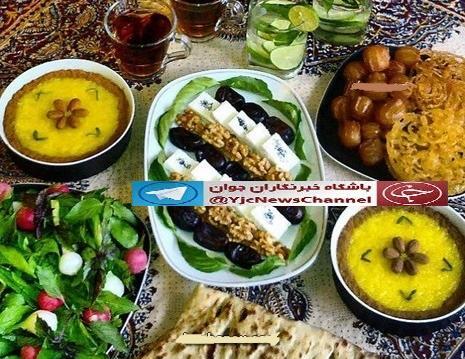 عکس سفره ماه رمضان افطاری