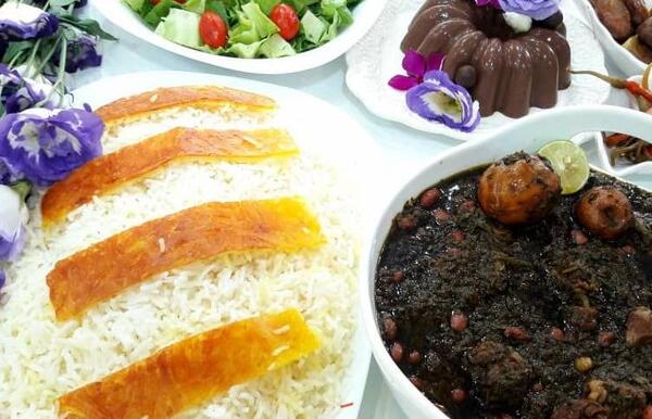 عکس قورمه سبزی پلو