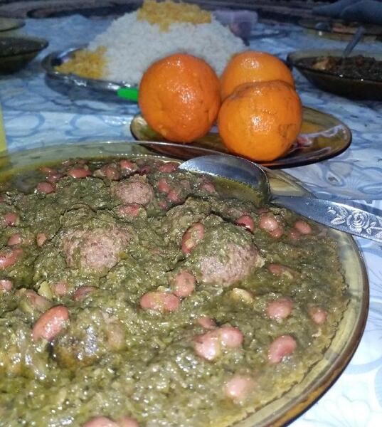 عکس قورمه سبزی مامان پز