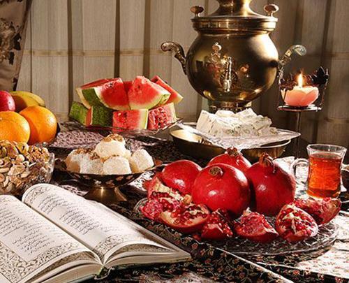 عکس ایده پذیرایی یلدا