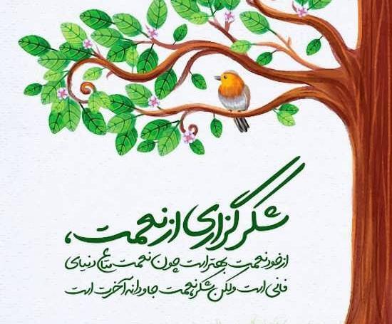 عکس نوشته ی شکرگزاری