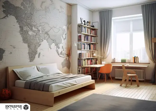 عکس کاغذ دیواری اتاق خواب پسرانه