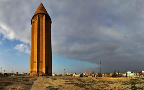 عکس برج گنبد کاووس