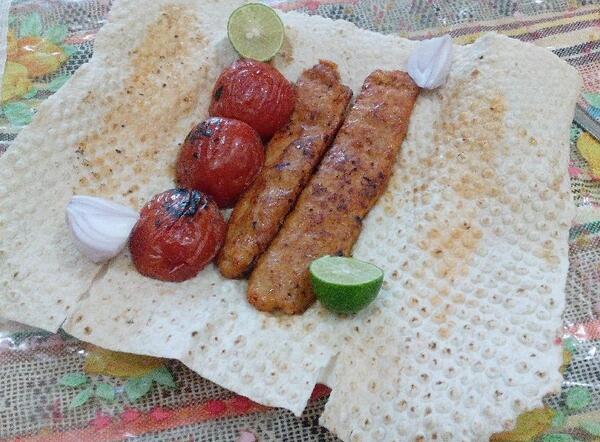 عکس چلو کباب خانگی