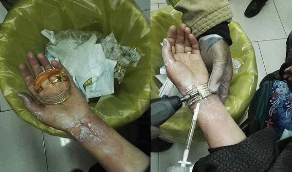 عکس النگو در دست
