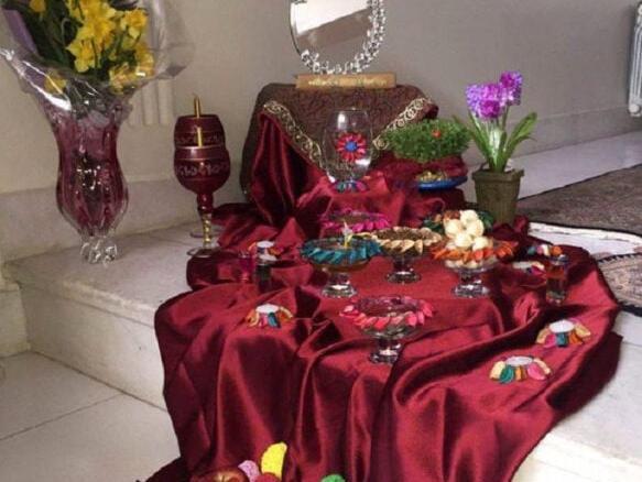 عکس هفت سین در فضای باز